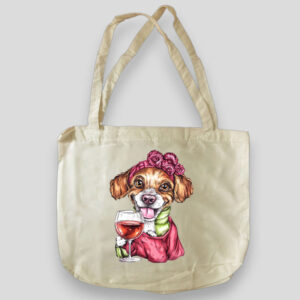 Tote Perro con vino