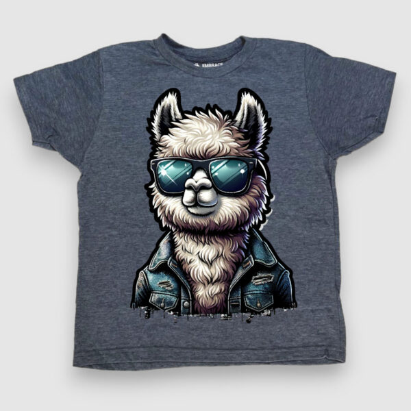 Llama Chamarra de Mezclilla